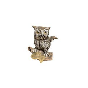 Vintage HOMCO Handcrafted #1114 Porcelain Owl